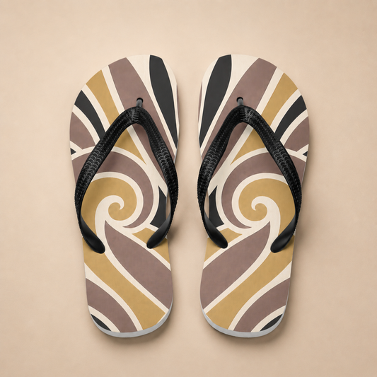 Classic Jandals - Harakēkē - parāone (brown)