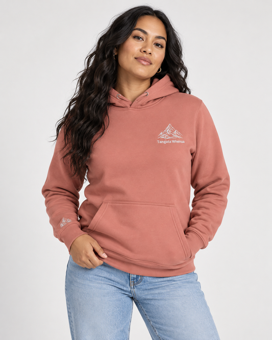 Unisex Premium Hoodie - Double Embroidered Tangata Whenua
