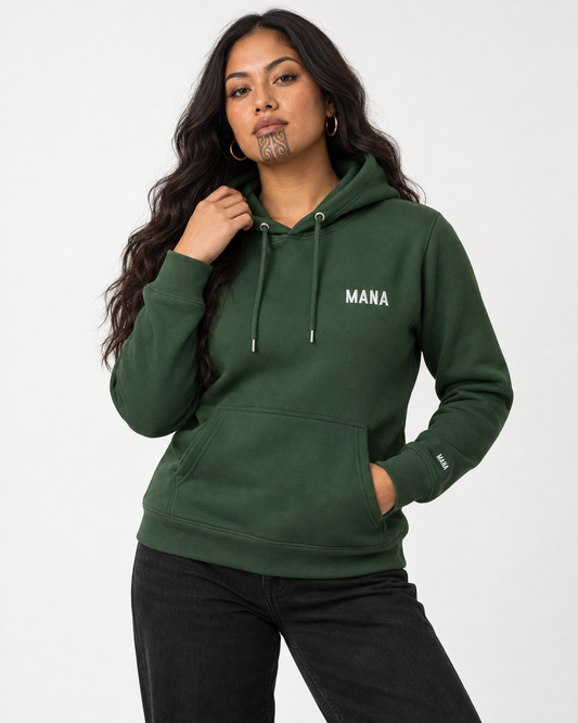 Unisex Premium Hoodie - Double Embroidered Mana (prestige)