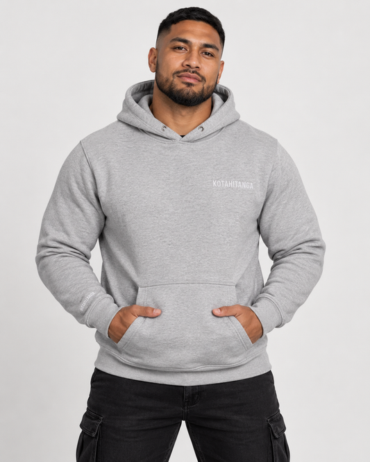 Unisex Premium Hoodie - Double Embroidered Kotahitanga (unity)